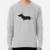 ssrcolightweight sweatshirtmensheather greyfrontsquare productx1000 bgf8f8f8 16 - Dachshund Gifts