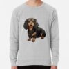 ssrcolightweight sweatshirtmensheather greyfrontsquare productx1000 bgf8f8f8 18 - Dachshund Gifts