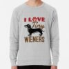 ssrcolightweight sweatshirtmensheather greyfrontsquare productx1000 bgf8f8f8 26 - Dachshund Gifts