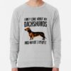 ssrcolightweight sweatshirtmensheather greyfrontsquare productx1000 bgf8f8f8 35 - Dachshund Gifts