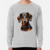 ssrcolightweight sweatshirtmensheather greyfrontsquare productx1000 bgf8f8f8 51 - Dachshund Gifts