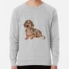 ssrcolightweight sweatshirtmensheather greyfrontsquare productx1000 bgf8f8f8 7 - Dachshund Gifts