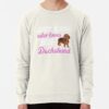 ssrcolightweight sweatshirtmensoatmeal heatherfrontsquare productx1000 bgf8f8f8 40 - Dachshund Gifts