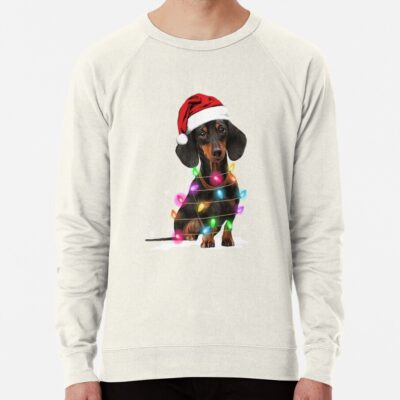 ssrcolightweight sweatshirtmensoatmeal heatherfrontsquare productx1000 bgf8f8f8 - Dachshund Gifts