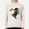 ssrcolightweight sweatshirtmensoatmeal heatherfrontsquare productx1000 bgf8f8f8 45 - Dachshund Gifts