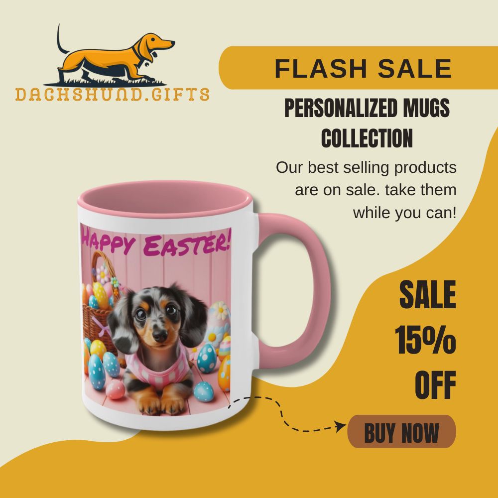 Personalized Dachshund Mugs Collection